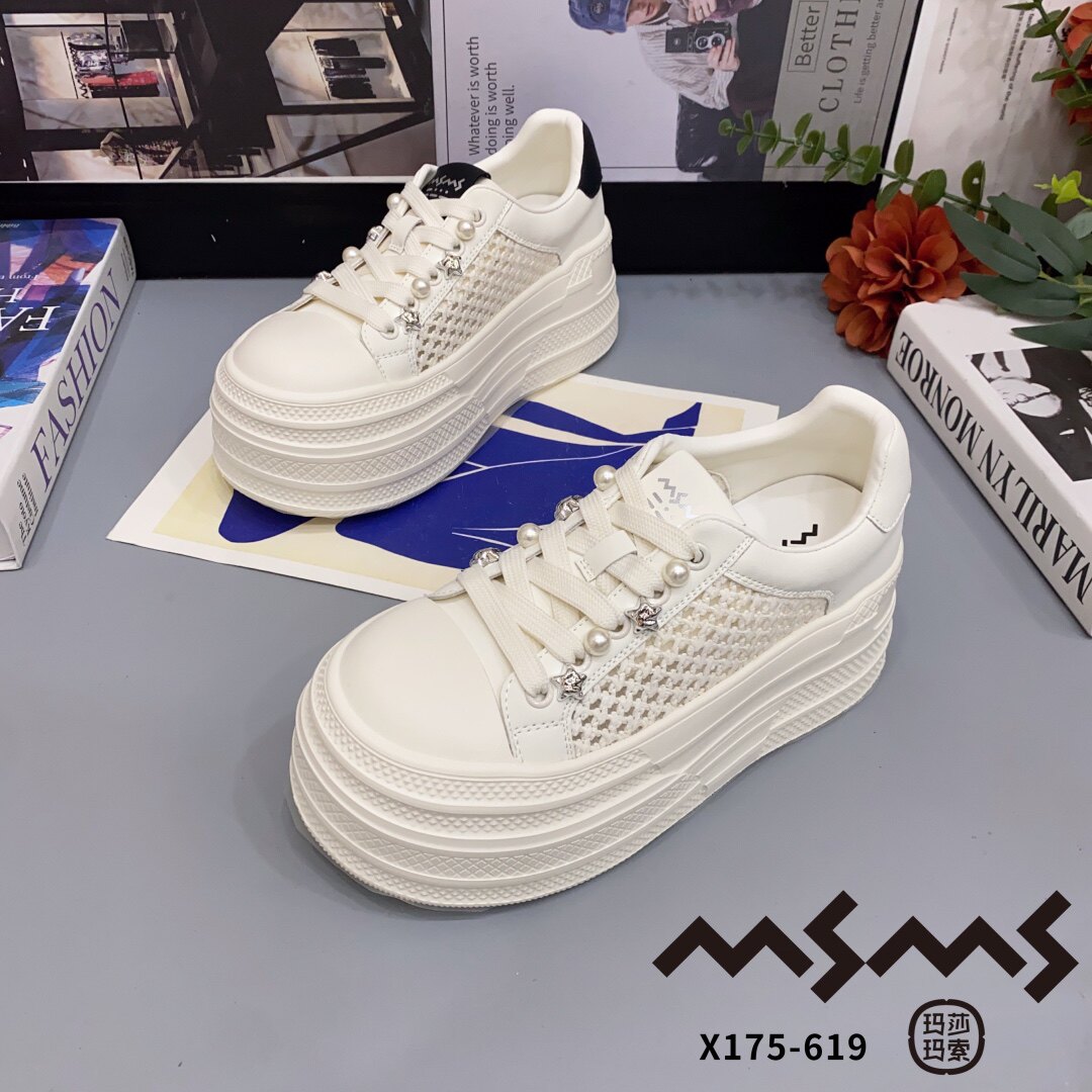175-619玛莎玛索2026夏季新款厚底增高女款运动鞋休闲鞋