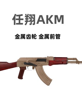 仁祥AKM电动连发74MN玩具枪AK风暴真人CS突击步枪成人AK47任翔102