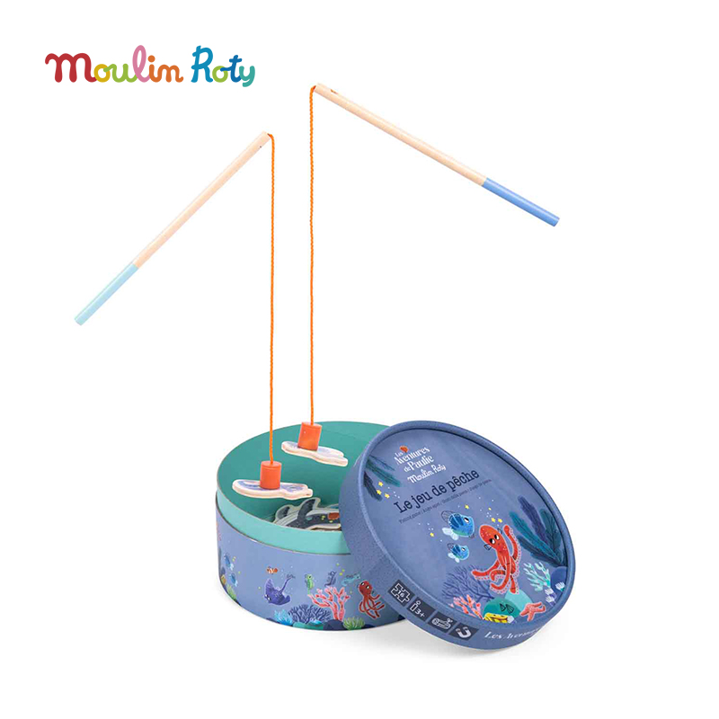Moulinroty儿童钓鱼玩具益智礼物