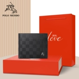 Короткий кожаный бумажник, из натуральной кожи, подарок на день рождения