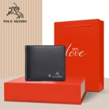 Короткий кожаный бумажник, из натуральной кожи, подарок на день рождения