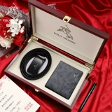 Короткий кожаный бумажник, из натуральной кожи, подарок на день рождения