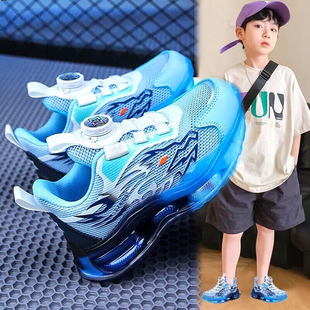 7儿童男鞋鞋子男款2026新款春夏款潮牌6男童运动鞋9男孩网鞋薄8岁