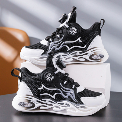 8儿童男鞋鞋子男款2025新款春秋款潮男童蓝篮球鞋9男孩运动鞋12岁