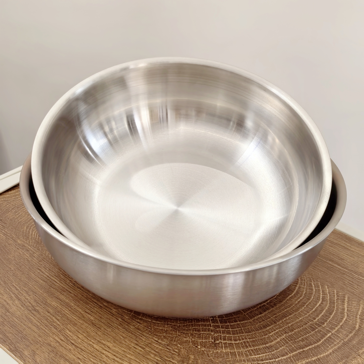 维乐仕18/10不锈钢汤盆家用和面盆洗菜盆火锅盆菜盆料理盆24-28cm