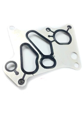 奔驰M271C200C260机油格底座密封垫胶圈C180E200E260滤芯铝垫