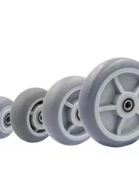4x2 5x2 6x2 8x2寸静音轮  橡胶轮 TPR脚轮  Hi-tech脚轮双轴承