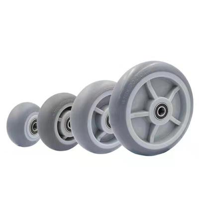 橡胶静音轮灰色万向轮PORFORMA