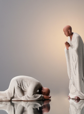 祝福中式茶室桌面创意摆件