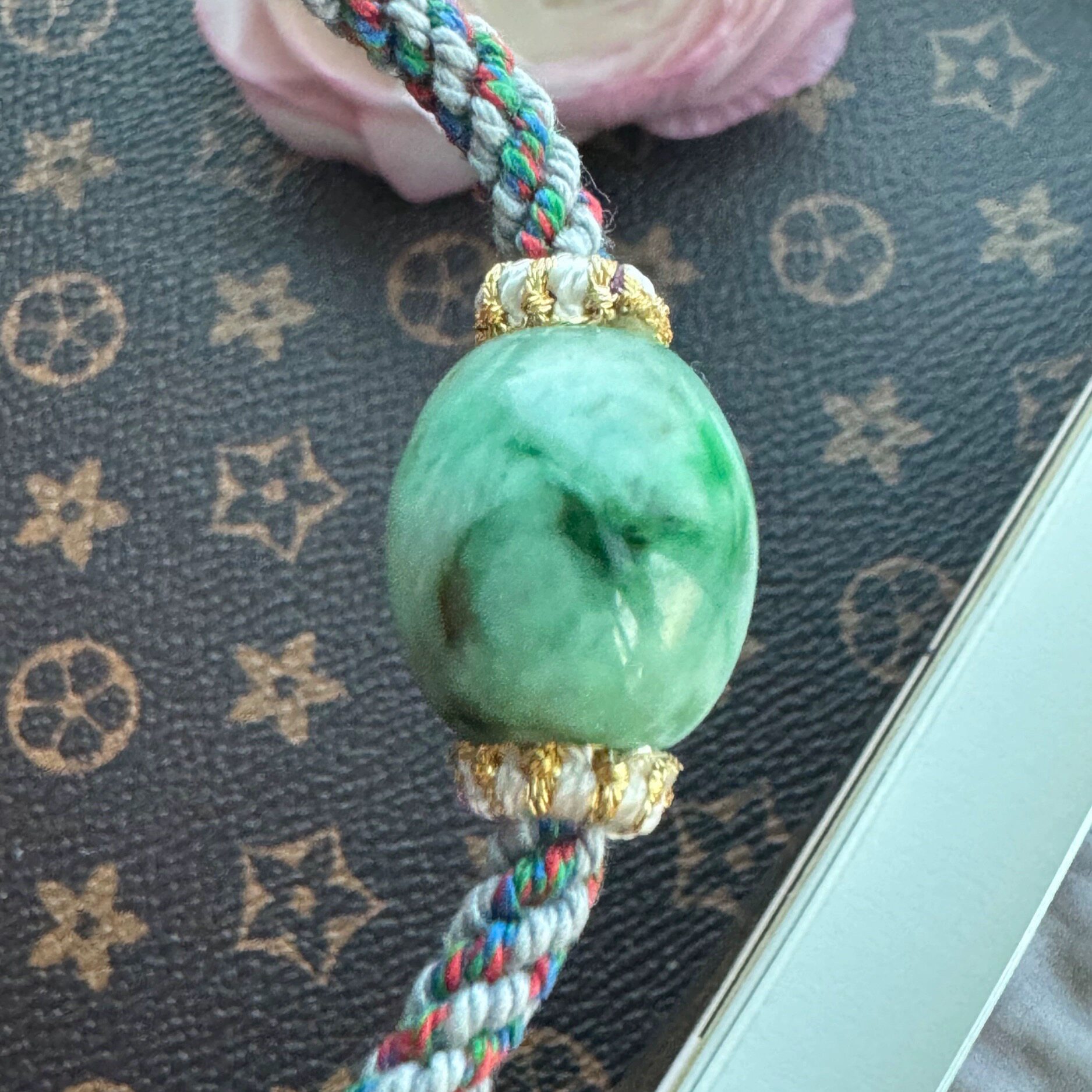 蕴美 天然翡翠路路通设计款手绳