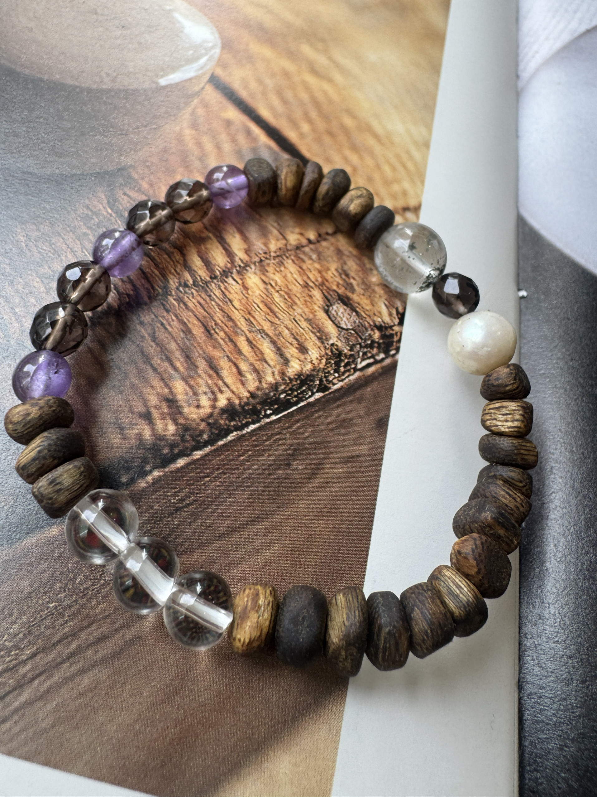 般般放下 海南沉香绿棋楠珍珠绿珠手串