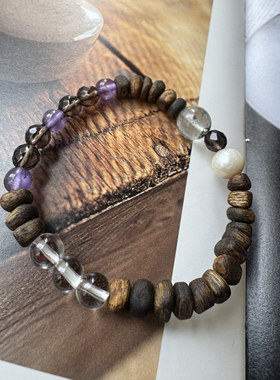 般般放下 海南沉香绿棋楠珍珠绿珠手串