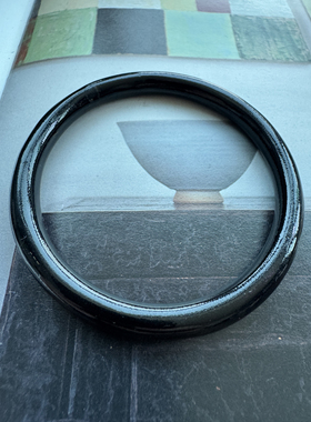 墨脱 天然黑珊瑚海铁树手镯 内径62mm