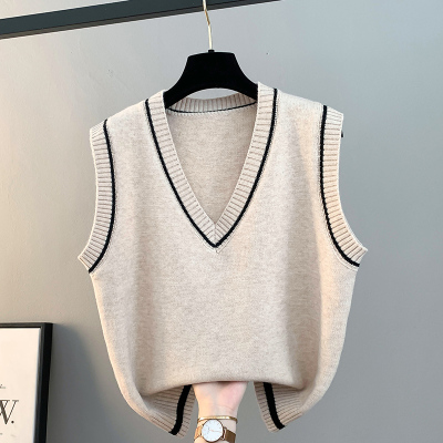 马甲女背心外套学院风马夹外搭