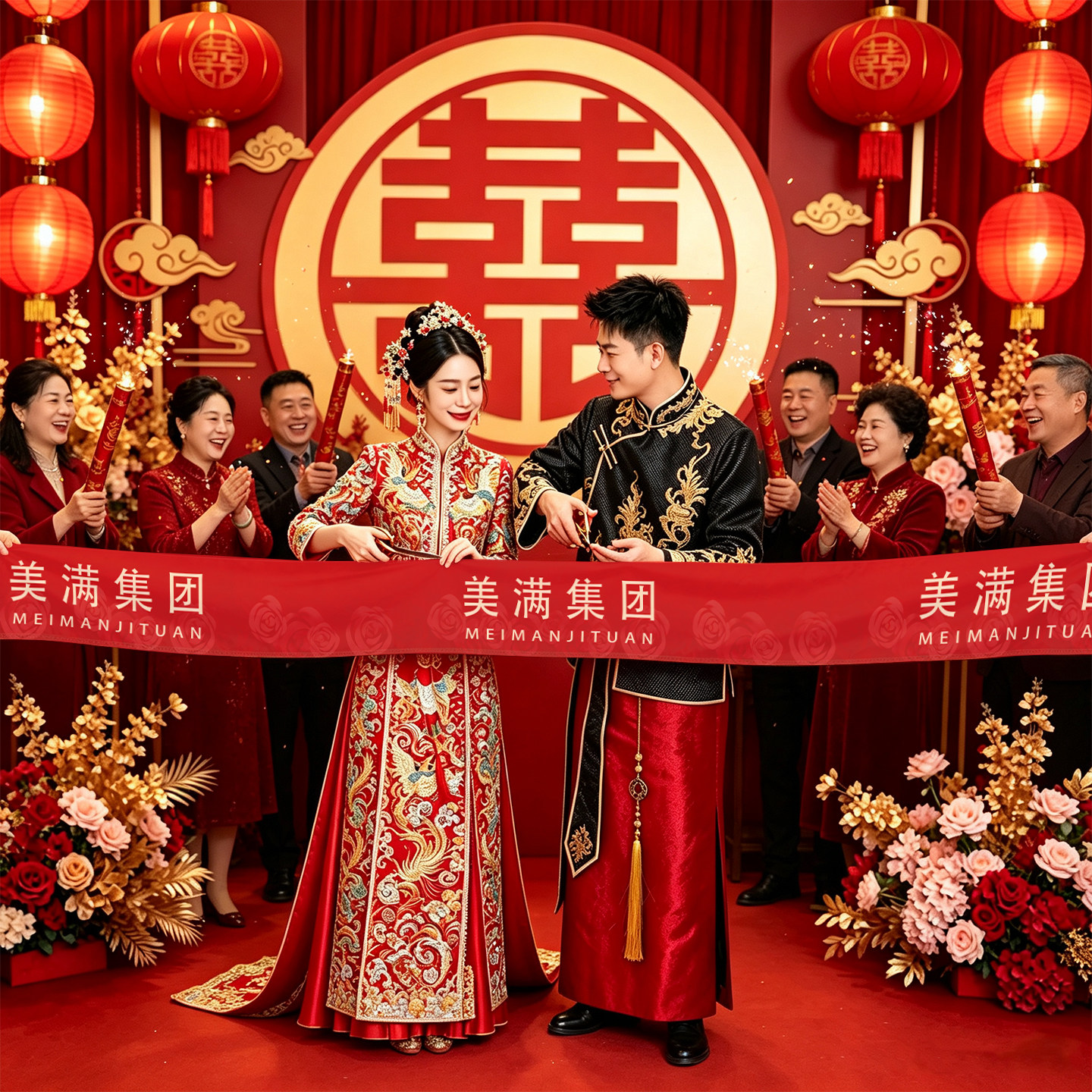 更有仪式感的婚礼剪彩