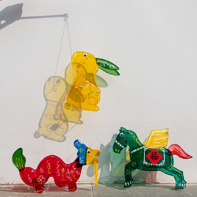 古古楽gugu玻璃纸花灯中秋节兔子花灯中国风亲子手提灯笼发光玩具,节庆用品/礼品,灯笼,淘宝优惠券,粉丝福利购,淘宝优惠卷