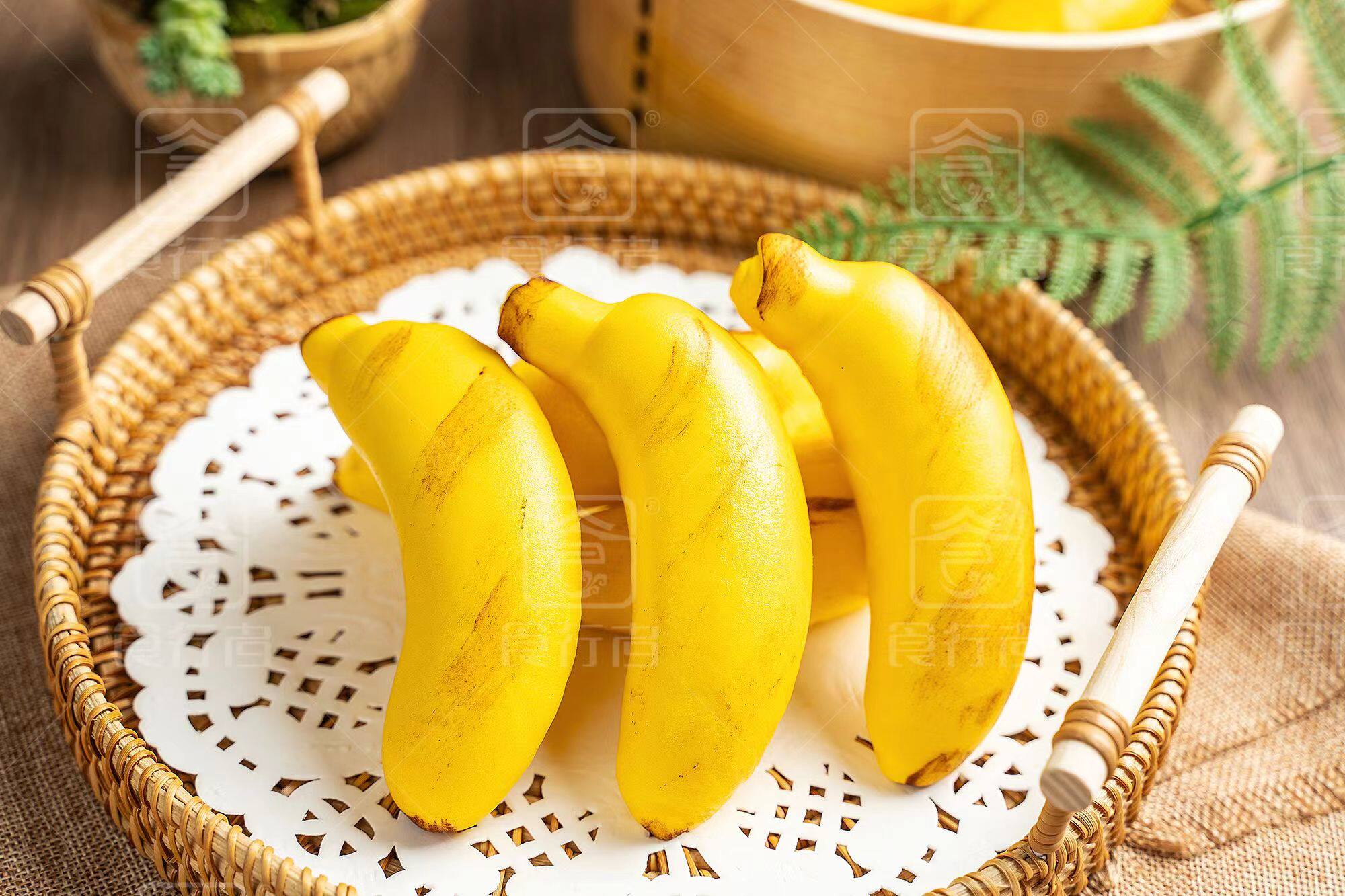 食行者慕斯香蕉包300g速食卡通剥皮儿童营养早餐馒头小笼包速食包