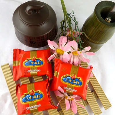 三牛上海特产包邮可雪花苏打饼干