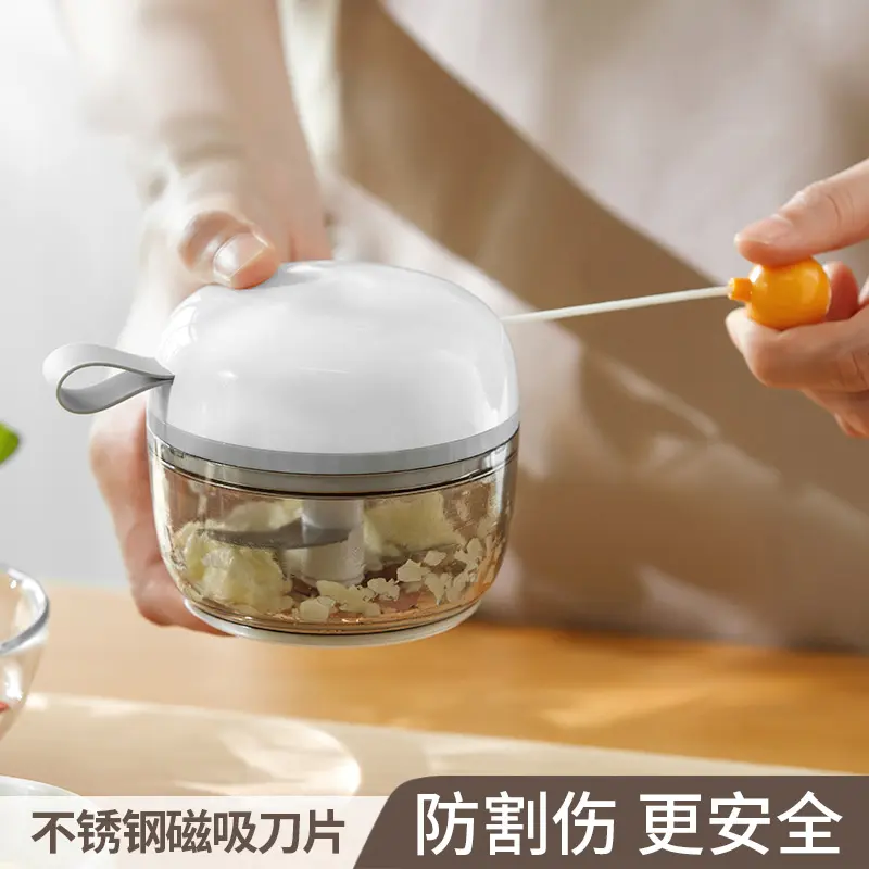 捣蒜泥拉蒜神器家用手动打蒜器大蒜搅碎机绞末蒜泥机切姜蒜碎蒜器