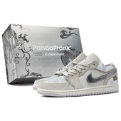 Jordan CNY限定臻于至善低帮板鞋 熊猫恶作剧Air 男百搭运动鞋