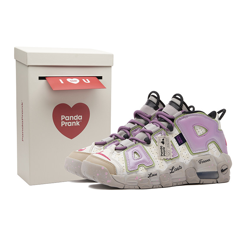 熊猫恶作剧Nike Air More Uptempo520心动邮件情感吊坠中帮篮球鞋