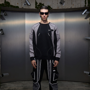 Pandaprank Nike 重塑未来纤维肌理纯色加绒保暖套头衫休闲卫衣