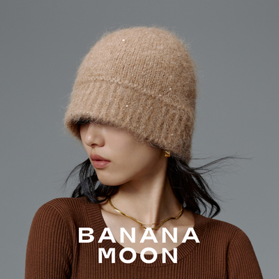 刚需强推_秘鲁羊驼毛羊毛混纺_BLINGBLING珠片点缀超美渔夫帽盆帽