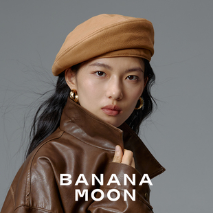 CleanFit长期主义_英国进口鹿皮纹羊皮贝雷帽_经典实用糯叽画家帽