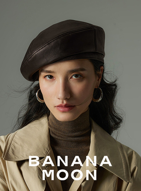 颜值拉满_升级口碑必B_奢牌清水绵羊皮黑棕贝雷帽高级感画家帽