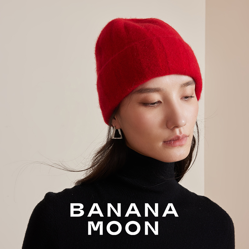 冷帽bananamoon女浣熊绒INS冬