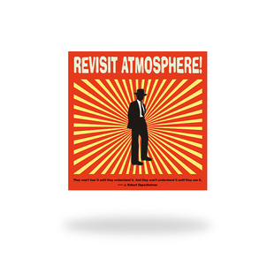 重返大气 奥本海默周边 金属胸针徽章痛包 文化创意礼品 原创设计