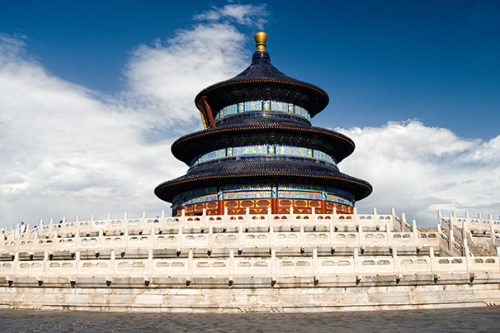 北京天坛国贸著名景点装饰贴画