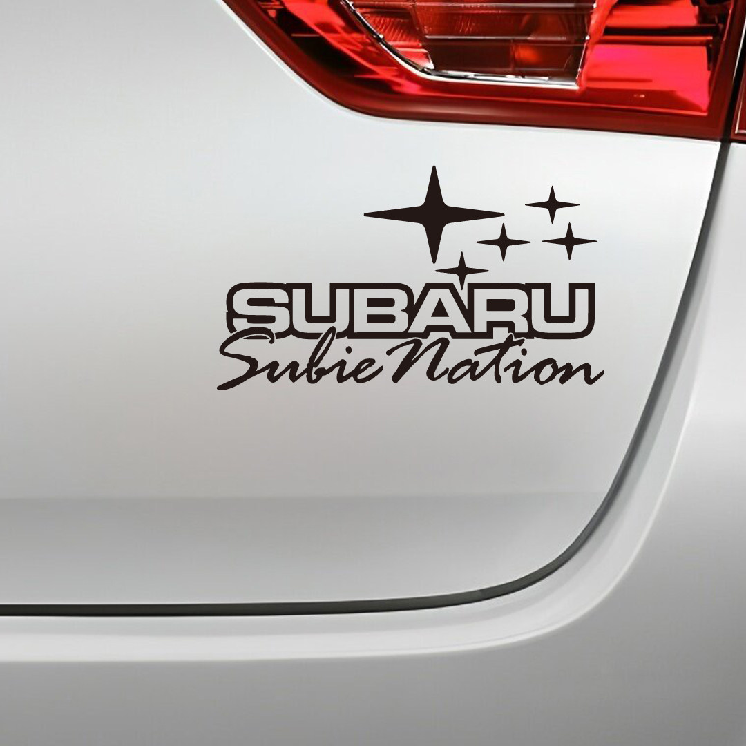 斯巴鲁SubieNation汽车贴纸