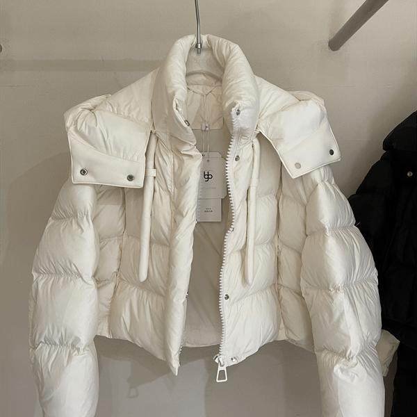 短款聚酯羽绒服时装韩系连帽