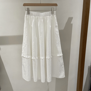 韩国2026新款春装A版设计感气球中长款半身裙花苞裙伞裙蓬蓬裙潮