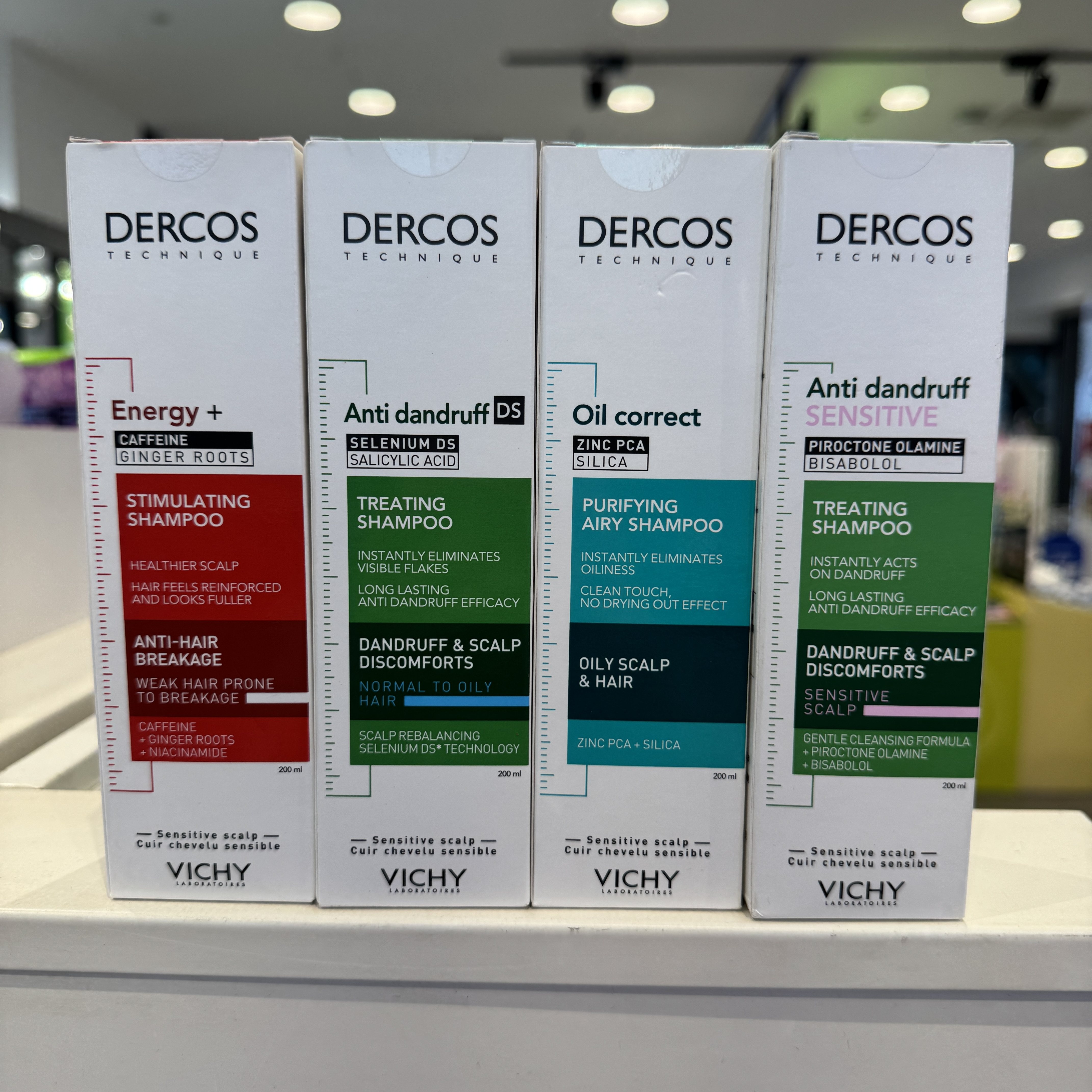 Vichy/薇姿德科丝去屑清洁头皮洗发水磨砂膏250ml蓬松无硅油2026