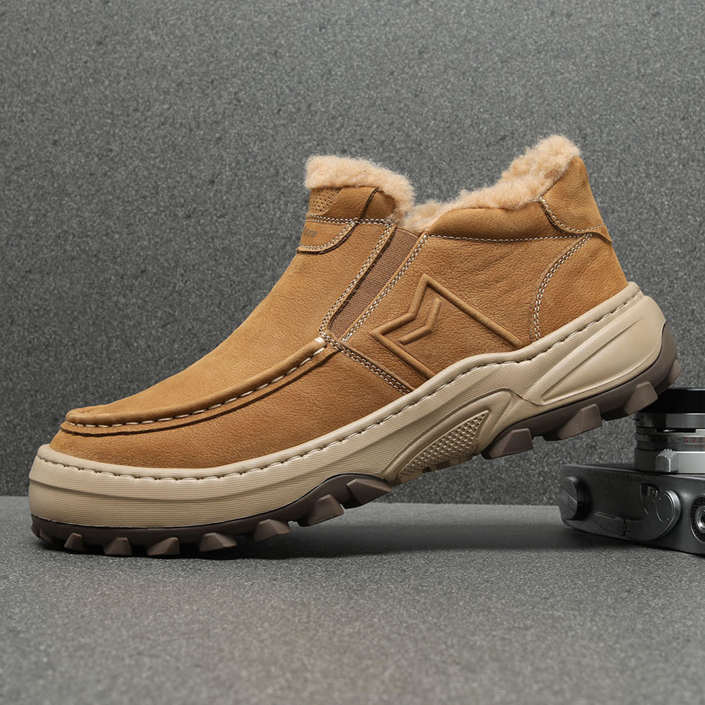 棉鞋男款冬季加绒加厚马丁靴保暖