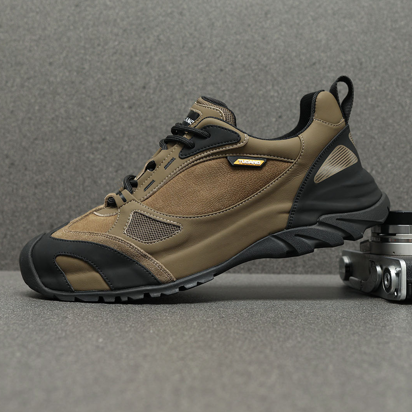 头层牛皮男鞋2025新款户外休闲鞋