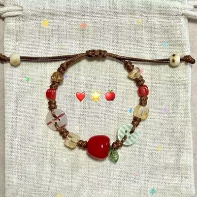 青苹果乐园彩色串珠多巴胺清爽