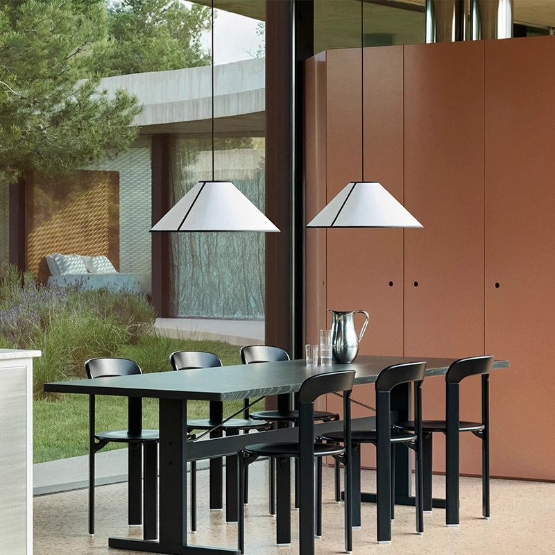 HAY Ava Cone 吊灯北欧现代餐厅卧室氛围灯设计感黑白家用简约