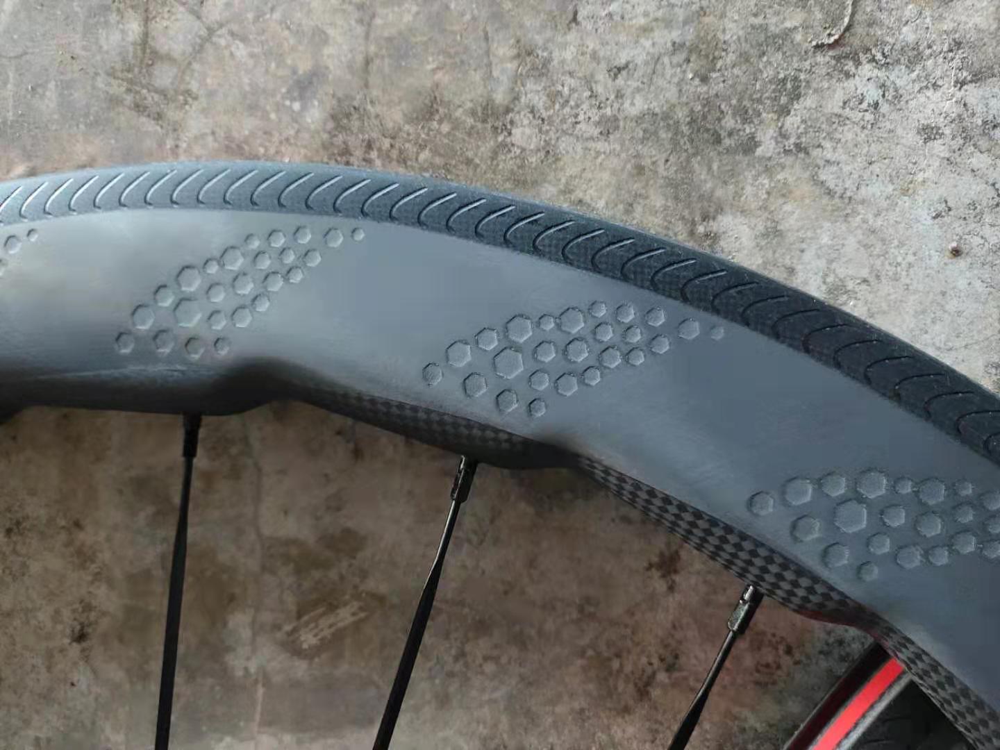 碳纤维公路轮组700c公路碳刀454碟刹圈刹轮组451轮组20寸轮组三刀