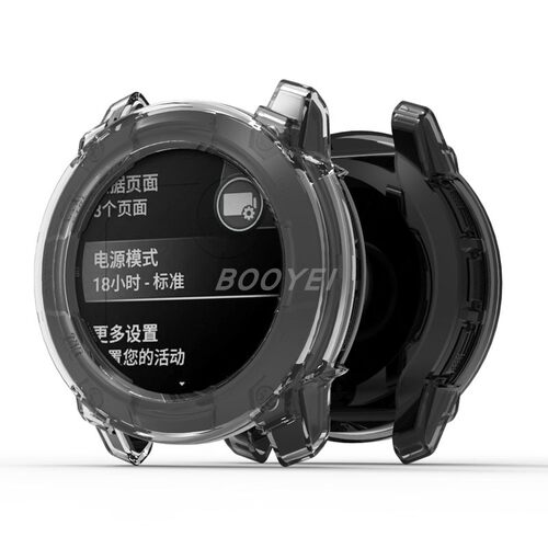 适用佳明手表本能Instinct 3保护壳透明防尘套instinct3钢化膜套