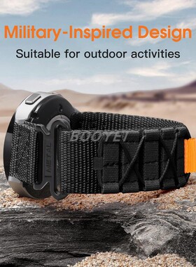 适用COROS VERTIX2s轨道带工装尼龙手表表带高驰户外越野帆布腕带