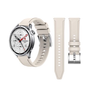 适用小米watch s5手表带蓝牙eSIM版S4/S3/S2/S1pro氟橡胶不粘灰