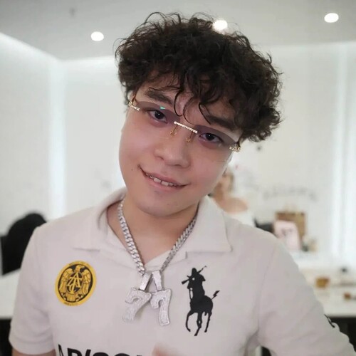 泰格西同款墨镜男新款复古无框多边形太阳眼镜潮嘻哈rapper新说唱