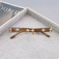 Gold Frame with Clear Lenses (Blue Light & Radiation Blocking)