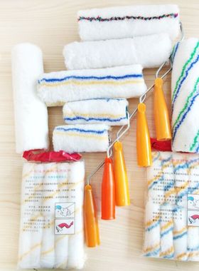 滚筒刷9寸乳胶漆涂料滚刷4寸大小拇指滚芯6寸8寸滚子无死角滚筒刷