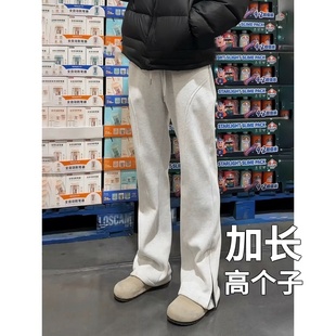 重磅直筒裤 秋季 休闲长裤 卫裤 加绒190 高个子青少年裤 加长版 子男款