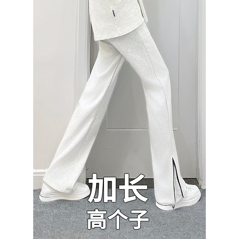 高个子青少年裤子男秋季重磅直筒裤休闲裤弯刀卫裤加长版185cm190