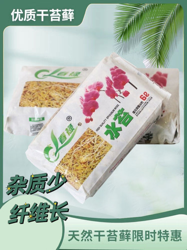 无菌干水苔春禄蝴蝶兰铁皮石斛